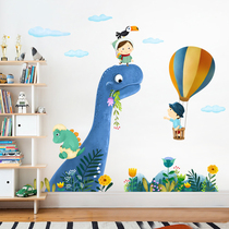 Cartoon Children's Room Setup Wallpaper Self-adhesive Wall Sticker Bedroom Wall Decor Kindergarten Classroom Wall Sticker