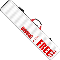 FRENZEL flange left free diving long flipper consignment box diving bag equipment box flipper box flipper bag