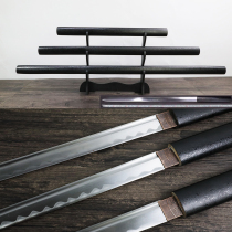 Tang Yokoknife Fitted Don Sword Suit Long Length Knife Single-Edged Stick Middle Knife Longquan Integrated Knife Sword Metal Straight Knife Unopened Blade