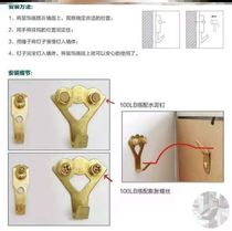 Overweight large wedding photo Special hanging nail expansion screw cement wall fixed thever nail bearing hook knot wedding photo