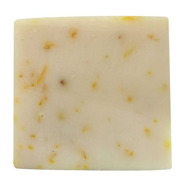 ສະບູ່ບໍ່ເພີ່ມ 100g calendula olive oil cold process handmade cleansing soap ສະບູນົມແບ້ສົດ ຊ່ວຍໃຫ້ຜິວຊຸ່ມຊື່ນ ແລະ ຟື້ນຟູຜິວ