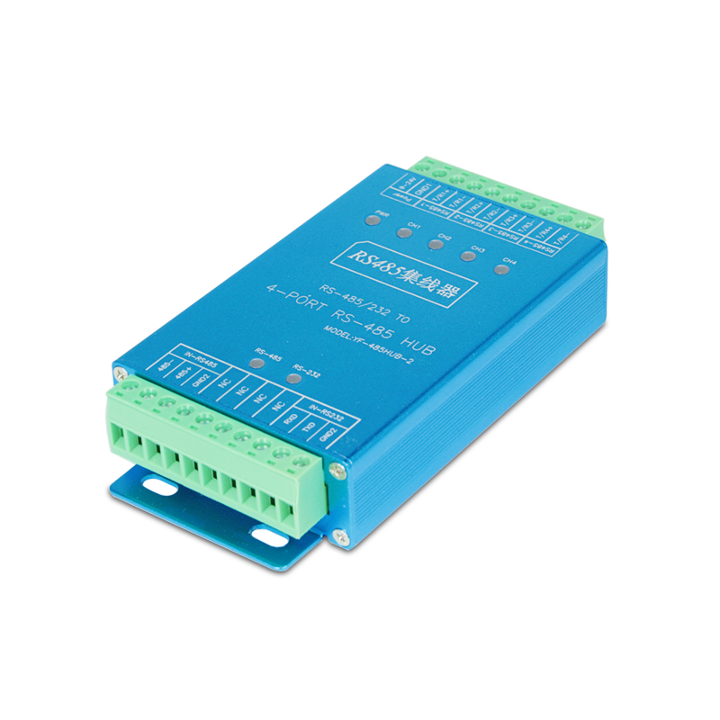 485 hub 4-way rs485rs232 to 4-way 485 hub photoelectric isolation industrial level lightning protection 1-way to 4-way rs485 distributor 1-way 4-way 485 sharer communication module