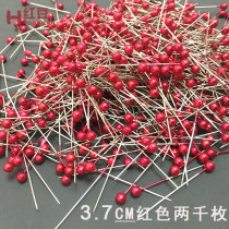 Stainless Steel Red Pearl Needle Large Head Needle Painting Diy Manual Insert Painting Fixed Sewing DIY Handmade Material