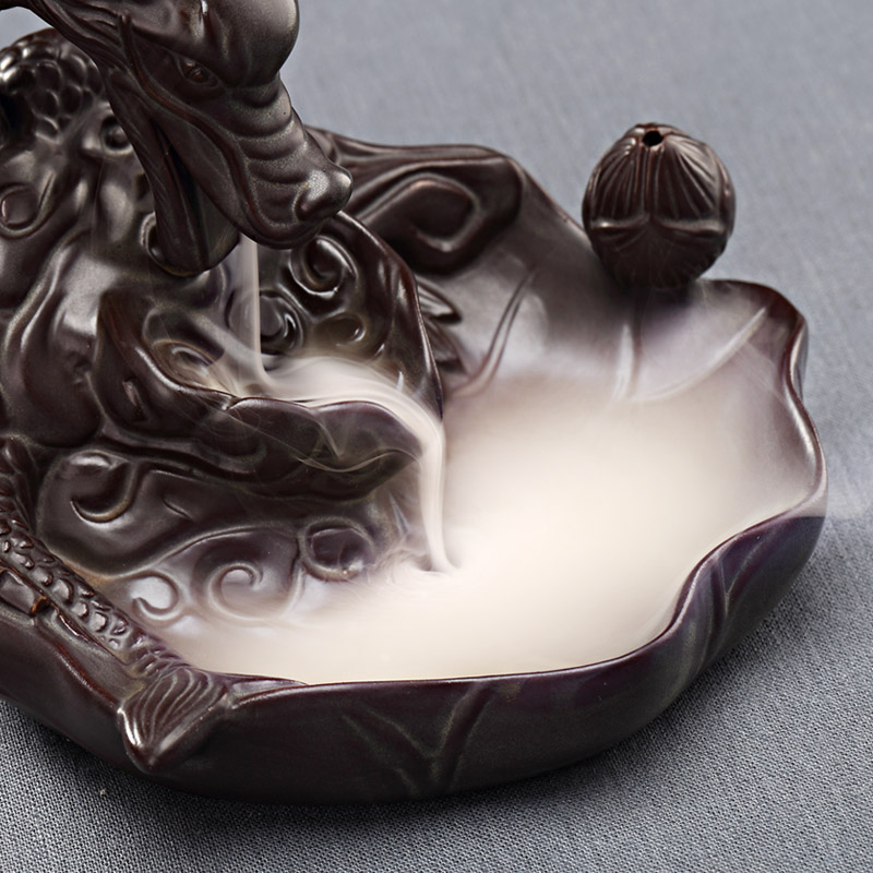 Creative interior aromatherapy furnace back censer furnishing articles home ta incense incense holder, ceramic tower tea taking