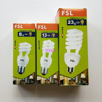 Foshan lighting energy-saving lamp semi-spiral energy-saving bulb 13WE27 screw 8W11W23W bulb