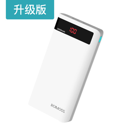 rome sense6 20000m ma rechargeable large capacity portable mobile phone is suitable for xiaomi huawei apple flush mobile power source rome flagship store original official real product