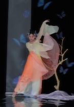 Roche originally designed classical dance dress for adult clothes and three suits for improved practice suit