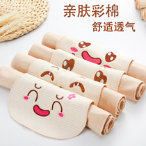 Xifan childrens sweat-absorbing towel pure cotton baby kindergarten medium and large color cotton baby 1-3 sweat-absorbing towel 4-6 years old plus