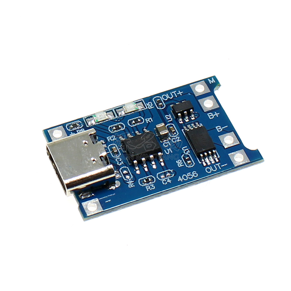 tp4056 1a锂电池充电板模块 type-c usb接口充电保护 二合一