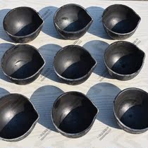 Metal smelting tools scoop copper spoon die casting aluminum water spoon iron spoon with handle small spoon scoop casting aluminum liquid