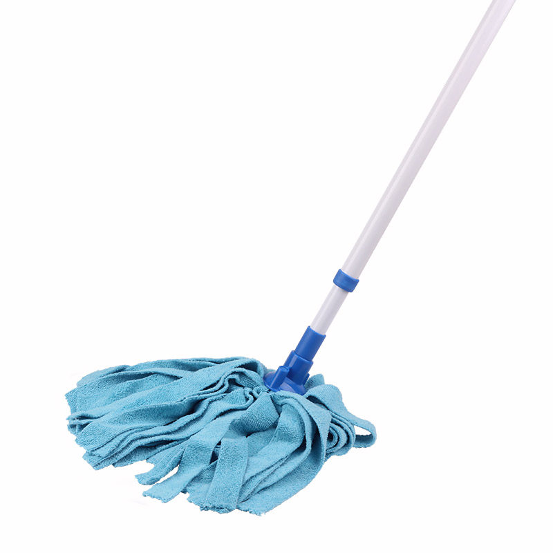 新款神奇魔力可伸缩布条拖把超细纤维墩布家用拖把手拧吸水_7折现价