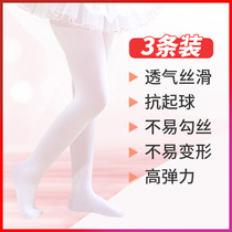 Dance socks girls even have pantyhose children in spring and autumn white practice for underpants dancing socks summer stockings