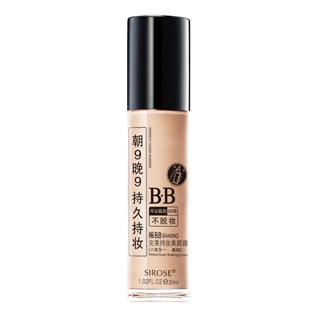 SIROSE White Shake BB Lasting Makeup Beauty Cream 9 to 9 Shake BB Cream Moisturizing Long-lasting Naked Makeup Concealer ຂອງແທ້