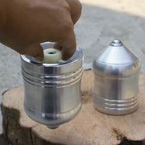 Portable aluminum alloy big gyro fitness adult toy middle and old age metal ice ga stainless steel whip rod whip hit