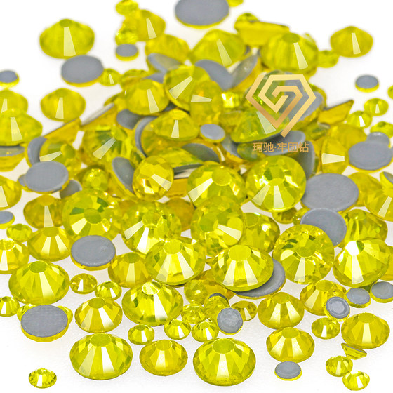 Imitation of Ao Diamond Lemon Yellow Flat-bottomed Hot Diamond Bikini Racing Suit Five Colored Diamond Glass Solid Diamond Large Bag Hot Diamond Dishes
Imitation of Ao Diamond Lemon Yellow Flat-bottomed Hot Diamond Bikini Racing Suit Five Colored Diamond Glass Solid Diamond Large Bag Hot Diamond Dishes