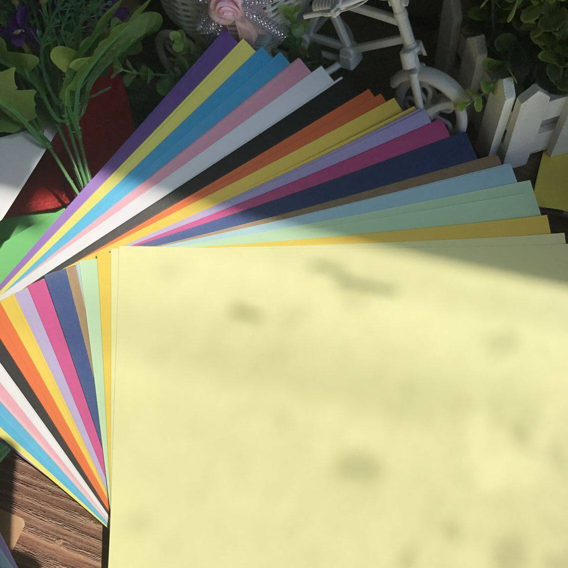 白色16开厚卡片 220克空白厚纸卡 彩色手绘diy涂鸦铅笔绘画卡纸