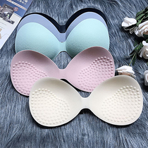One-piece conjoined latex chest cushion massage point beauty back wrap chest universal smear bra detachable underwear replacement cushion