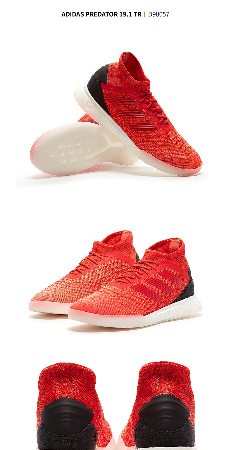 阿迪达斯起源系列猎鹰predator 19.1 tr底平底室内足球鞋男d98057