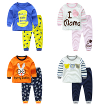 Little childrens underwear baby spring and autumn clothes long sleeve suit cotton boys baby girl childrens clothes