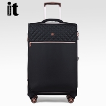 Export ultra-light Oxford cloth waterproof large-capacity 28-inch universal silent wheel customs lock air consignment box for foreign students