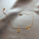 olala heartbeat anklet alklet 여자 사랑 Ins 인터넷 유명인 소녀 로즈 골드 금 신선한 티타늄 스틸 색상 떨어지지 않음 olala heartbeat anklet alklet 여자 사랑 Ins 인터넷 유명인 소녀 로즈 골드 금 신선한 티타늄 스틸 색상 떨어지지 않음