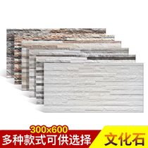 Courtyard exterior wall tiles flowing water Stone cultural fossil background wall tiles Nordic balcony wall sunscreen and antifreeze cultural bricks