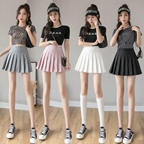 Pleated skirt skirt summer 2021 New High a waist slim skirt Black large size College student skirt
