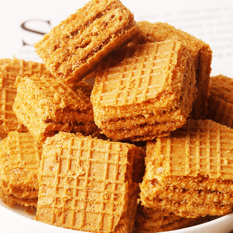 小红书推荐法思觅语豆乳威化网红低卡零食饼干日本风味