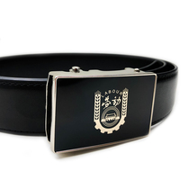 Labor Belt Labor Supervision Belt Men Metal Button Unit Belt Two-story Leather Genuine Leather Uniform Accessories