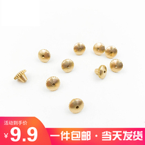 Shoulder Badge Screw Cap Chest Card Cap Button Large Eave Cap Badge Buttoned Collar Flower Screw Uniformed Shoulder Badge Buttoned Buttons Accessories