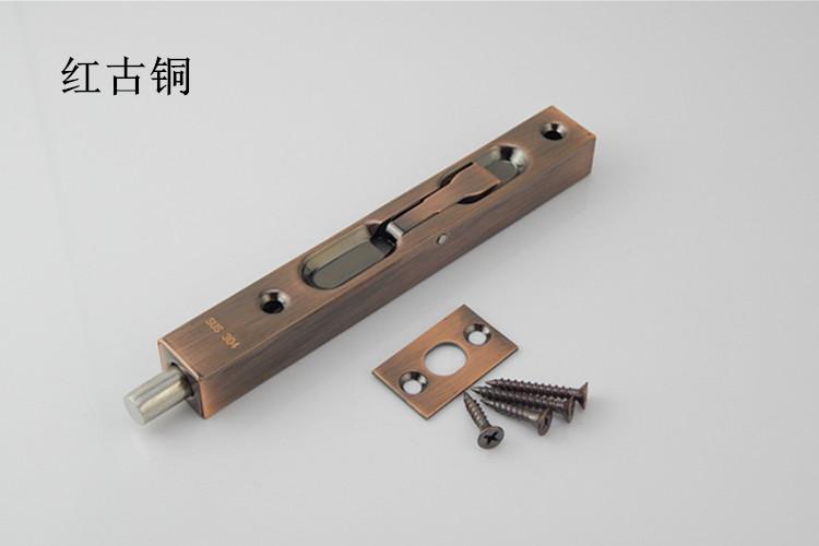 双开门暗插销木门加长门插门销锁扣上下子母门天地对开门暗装插销