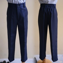 Children's Black Pants Performance Suit Dress Big Boy's Pants Suit Pants Student Uniform Pants Dark Blue