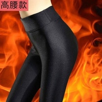 Lengthened leggings smooth glossy pants wear matte women's pants leather cotton pants smooth spring and autumn fitness pants