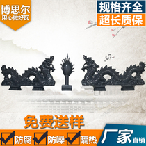 Resin tile accessories Shuanglongxi jewelry tripod synthetic resin tile roof tile antique tile accessories manufacturers