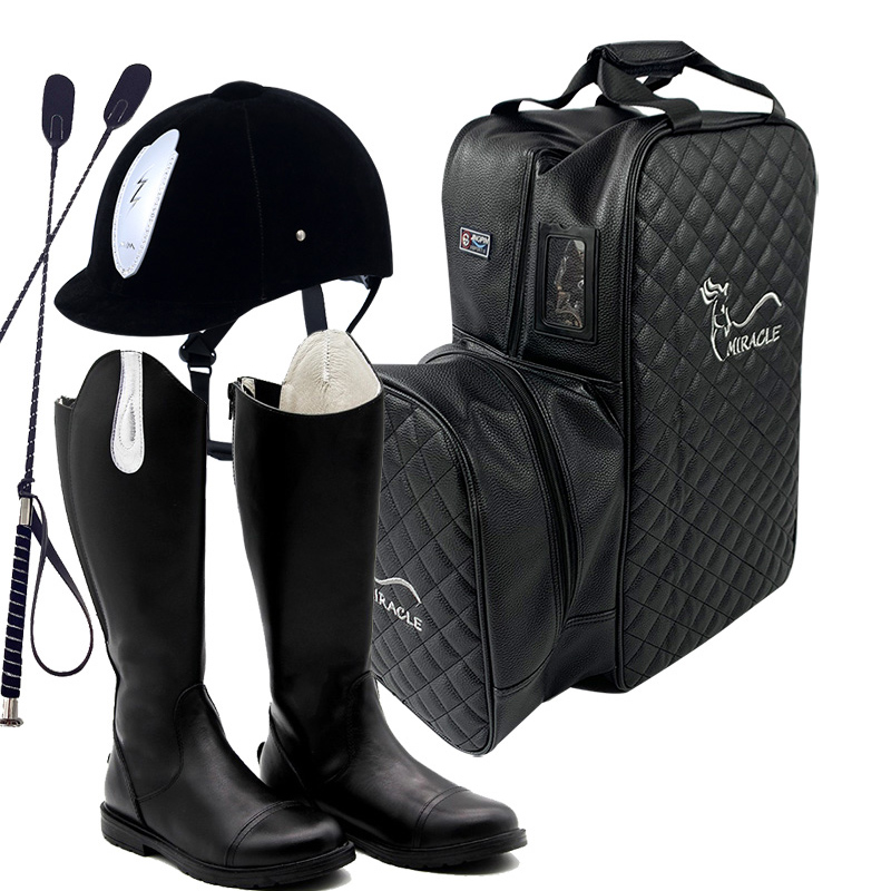 Equestrian Equipment Containing Bag Long Boot Bag Riding Helmet Bag Children Equestrian Backpack Large Capacity Waterproof Adult Rider-Taobao