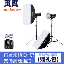 God Bull Flash Guest 600DII Second-generation Photography Light 600w Two Light Suit Professional Portrait Photo Room Movie Shed Light