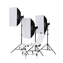 Shenniu de300 W studio flash photography light three light set studio soft light box equipment soft light