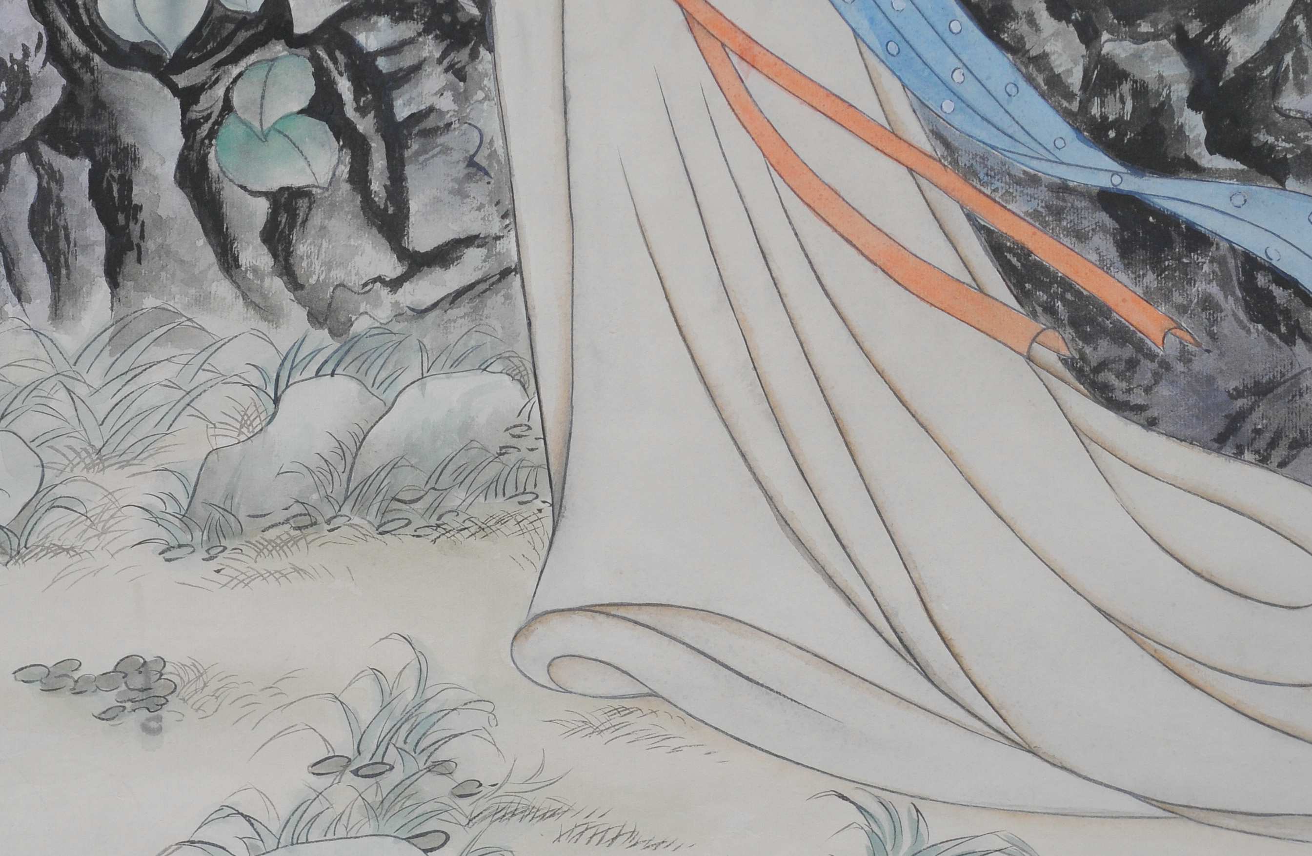 胡国水《古典美人图》工笔国画 墨嘉文化