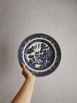 The blemish Blue Willow original single home glaze small plate rice bowl steak table coffee tea cup saucer full bag