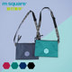 msquare ສາມຊັ້ນຈົດຫມາຍ zipper crossbody ຖົງເດີນທາງຂະຫນາດໃຫຍ່ຄວາມອາດສາມາດເກັບຮັກສາຖົງອື່ນໆ ຖົງເອກະສານ ຖົງຕ້ານການລັກ