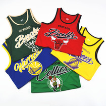 Mens basketball sports vest mesh quick-drying sports sleeveless exquisite embroidery tide hip hop Hip Hop Top