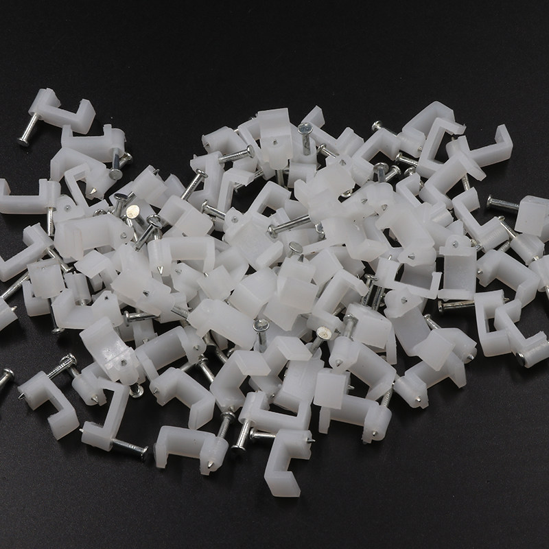 菱诺线卡方形线卡扁形钢钉电线卡网线卡f-4 5 6