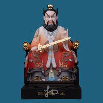The material Road Longhushan is a celestial god Zhang Daoling Taoist living room white marble crafts desktop ornaments 16