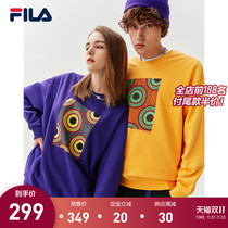 FILA Phila Le official couple pullover clothes autumn new simple pattern mens and womens clothes tide