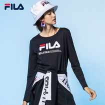 FILA Phila long sleeve T-shirt female official 2021 autumn new sports and leisure big logo sports coat women