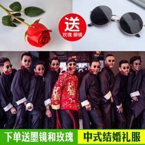 Bridesmaid dress personality creative funny sister group bridesmaid dress best girl bridesmaid suit winter wedding dress funny