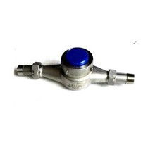 304 stainless steel wire saliva table LXS rotor type male thread water meter hot water meter 15 20 25 32 40 50