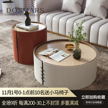 Dasima light luxury coffee table modern simple small apartment living room coffee table creative designer size round tea table