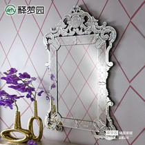 Carved mirror decorative mirror porch mirror bathroom mirror cosmetic mirror export quality hot sale 0273