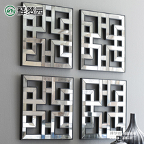 Neoclassical mirror decorative mirror porch Wall Wall decoration art glass mosaic mirror W0953